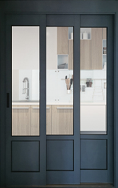 3연동 도어 중문(50바/램핑/미스트강화/고시형)