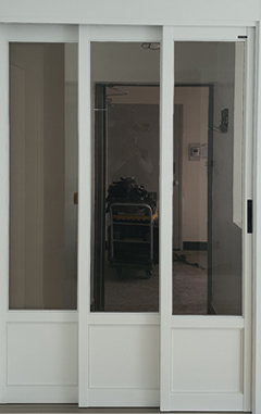 3연동 도어 중문(50바/램핑/브론즈강화/고시형)