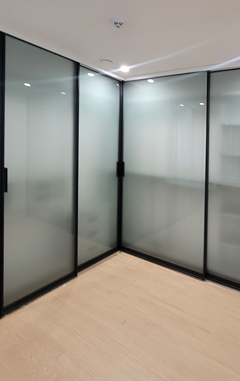 원슬라이딩중문(불소도장/알루미늄/투명샤틴강화)